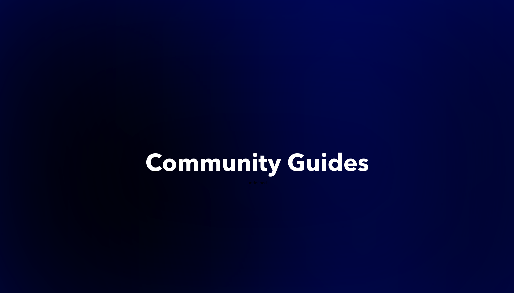Community Guides - Premium Minimal Art Gallery - Ultra HD